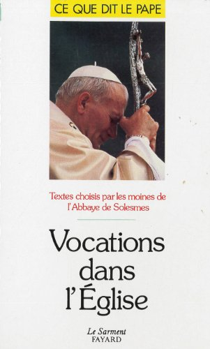 Vocations dans l'Église