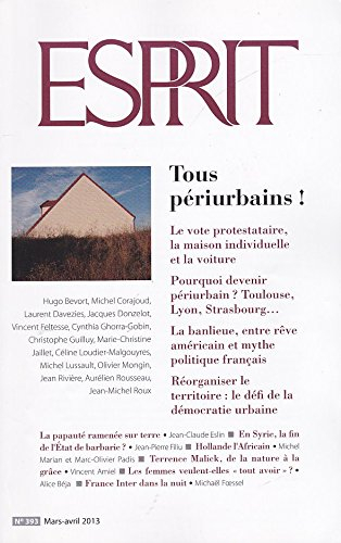 Esprit, n° 393. Tous périurbains !