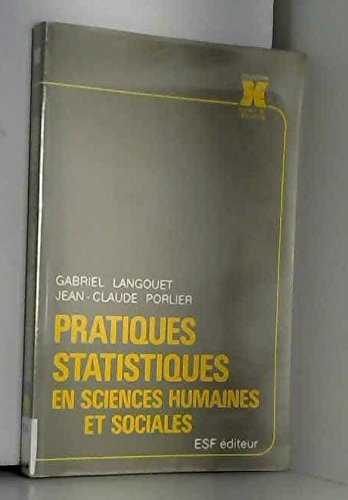 Pratiques statistiques en sciences humaines et sociales
