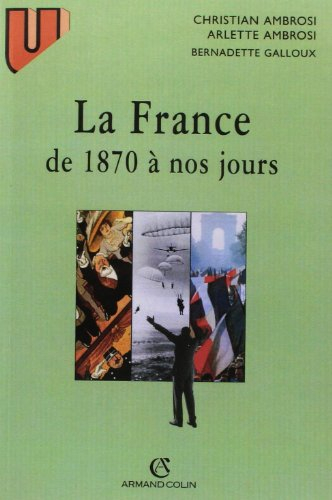 La France, 1870 à nos jours