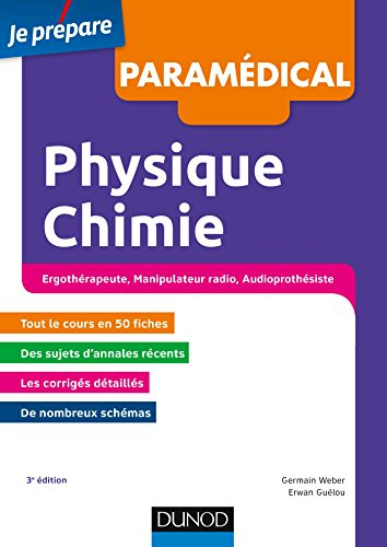 Physique chimie : ergothérapeute, manipulateur radio, audioprothésiste