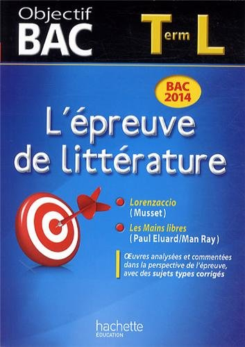 L'épreuve de littérature, terminale L, bac 2014 : Lorenzaccio (Musset), Les mains libres (Paul Eluar
