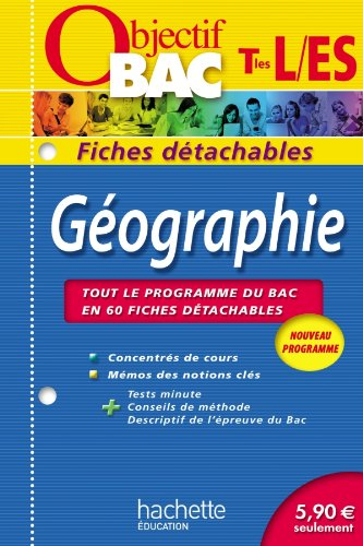Géographie terminales L, ES