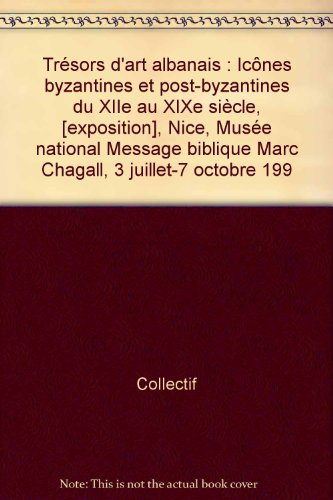 trésors d'art albanais: icônes byzantines et post-byzantines du xiie au xixe siècle : nice, musée na