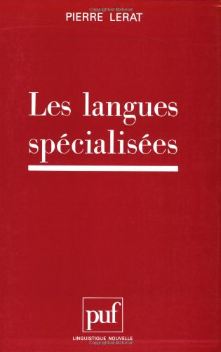 Les langues spécialisées