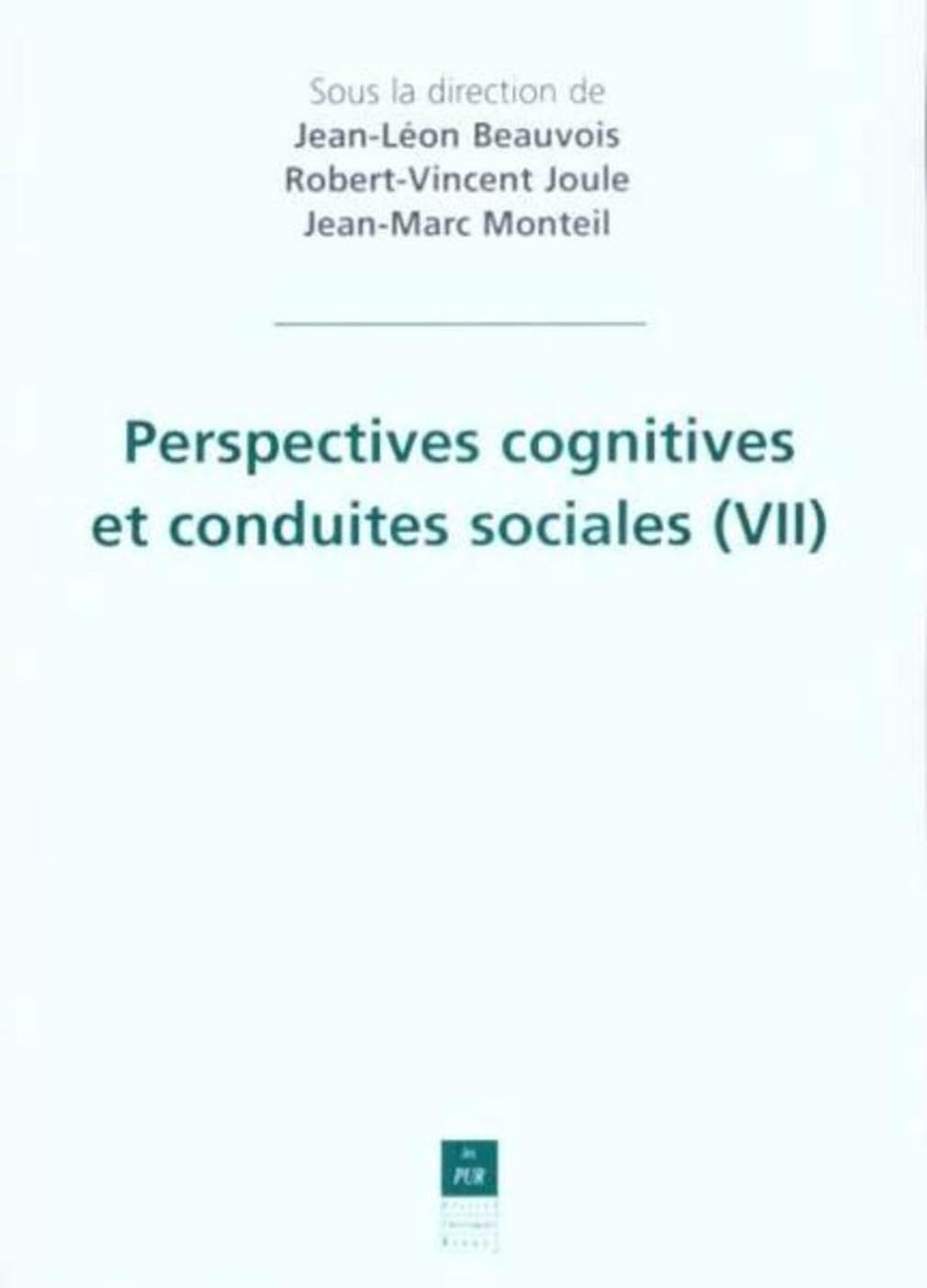 Perspectives cognitives et conduites sociales. Vol. 7