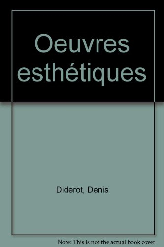 Oeuvres esthétiques