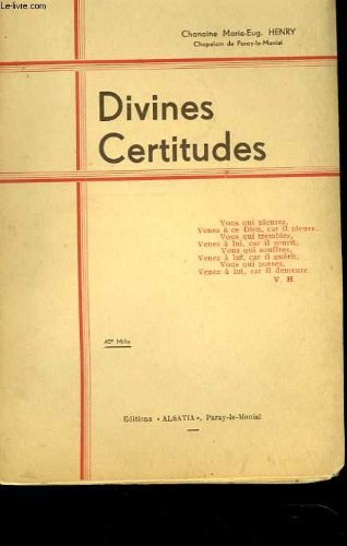 divines certitudes
