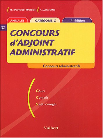 concours d'adjoint administratif : annales catégorie c