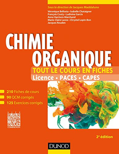 Chimie organique : tout le cours en fiches