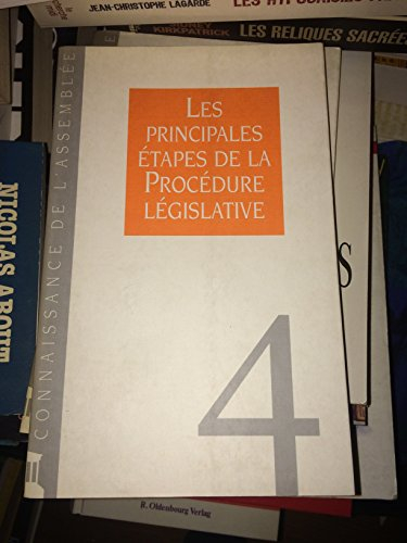 Les principales étapes de la procédure législative