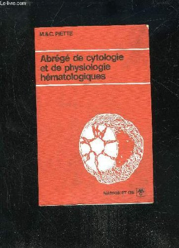 abrege de cytologie et de physiologie hametologiques