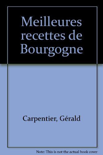 meilleures recettes de bourgogne