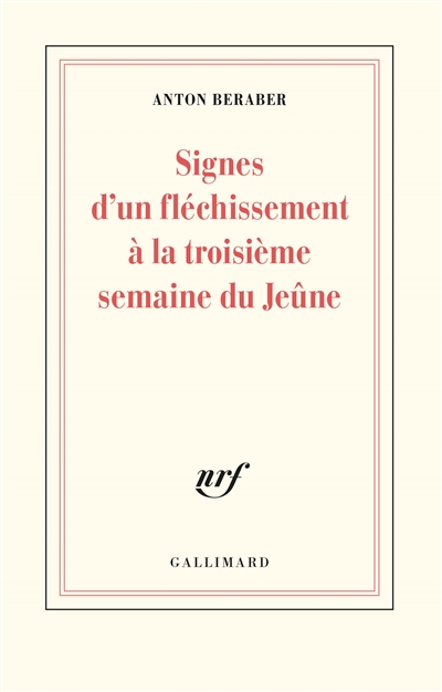 Signes d'un fléchissement à la troisième semaine du jeûne