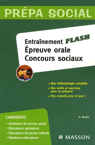 Entraînement flash, épreuve orale, concours sociaux