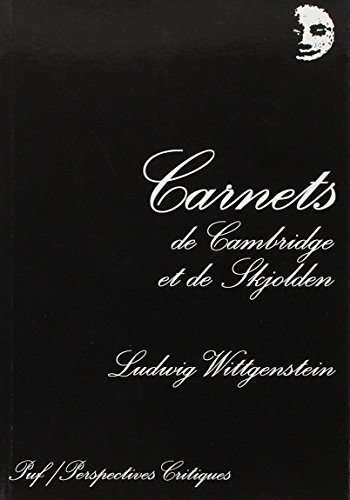 Carnets de Cambridge et de Skjolden, 1930-1932, 1936-1937
