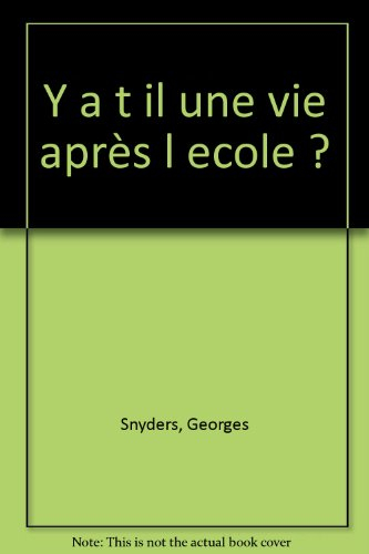Y a-t-il une vie après l'école ? : les études après les études, quelles joies ?