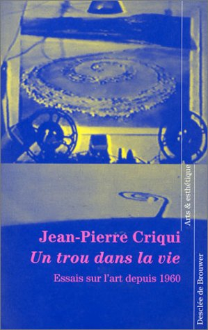 Un trou dans la vie : essais sur l'art depuis 1960