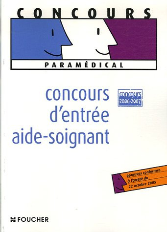 Concours d'entrée aide-soignant