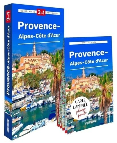 Provence-Alpes-Côte d'Azur : 3 en 1 : guide, atlas, carte