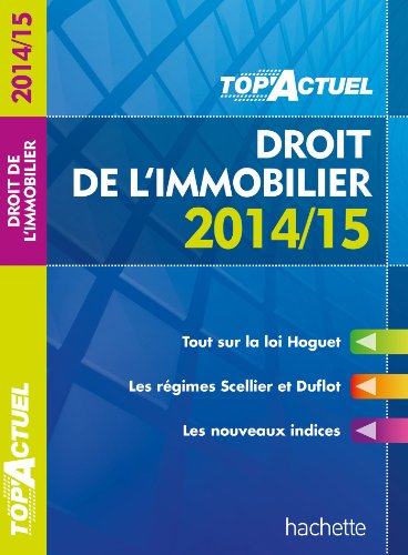 Droit de l'immobilier : 2014-15