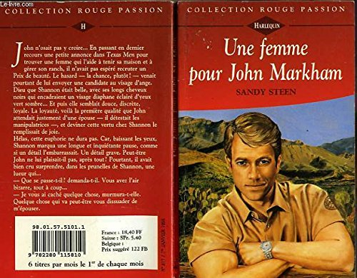 une femme pour john markham