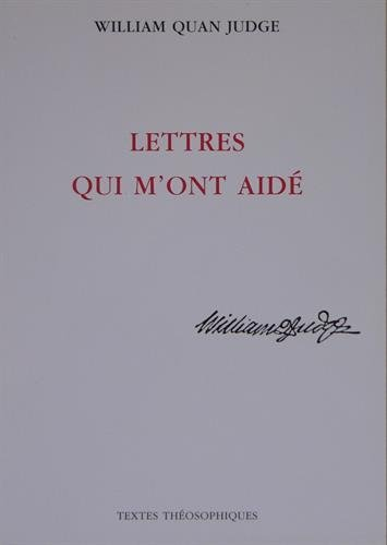 Lettres qui m'ont aidé