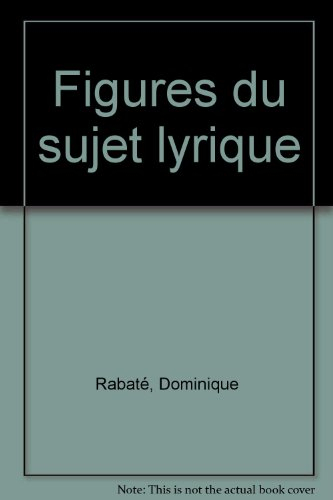 figures du sujet lyrique
