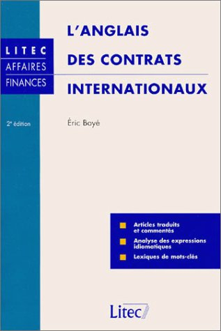 L'anglais des contrats internationaux