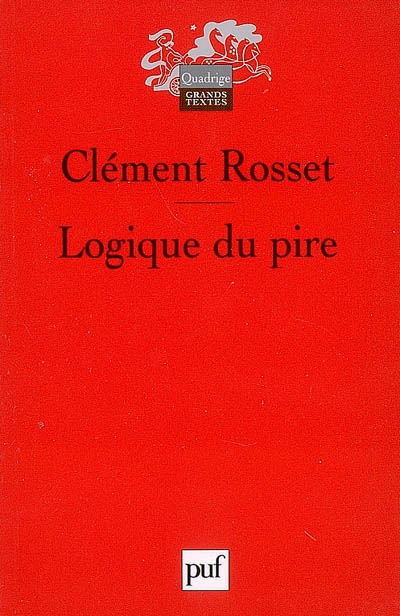 Logique du pire : éléments pour une philosophie tragique