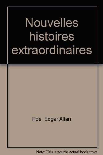 nouvelles histoires extraordinaires