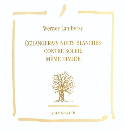 Échangerais nuits blanches contre soleil même timide