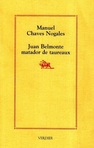 Juan Belmonte matador de taureaux