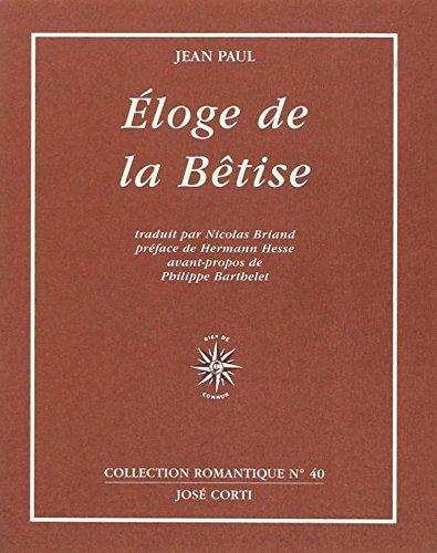 Eloge de la bêtise