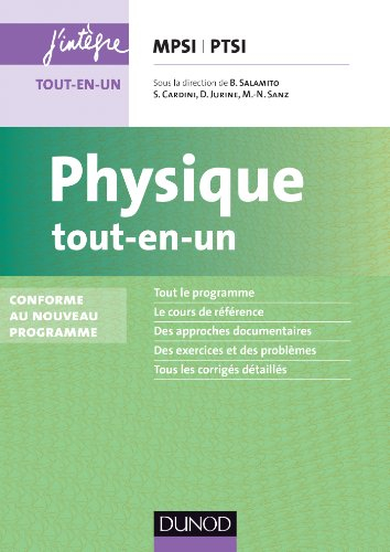 Physique tout-en-un MPSI-PTSI : conforme au nouveau programme