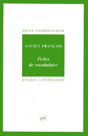 ancien français : fiches de vocabulaire