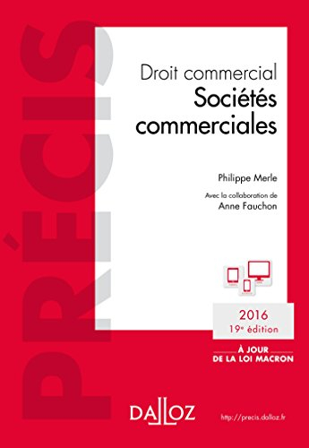 Droit commercial : sociétés commerciales