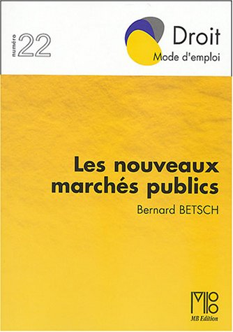 Les nouveaux marchés publics
