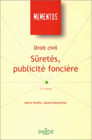droit civil. sûretés, publicité foncière