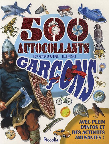 500 autocollants pour les garçons