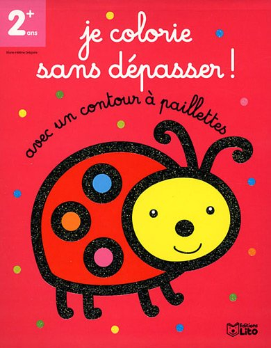 La coccinelle : avec un contour à paillettes