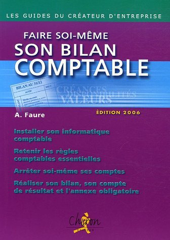 faire soi-même son bilan comptable