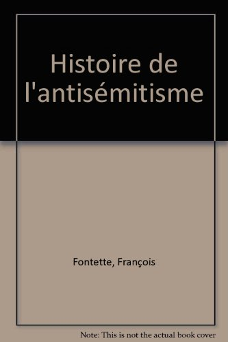 histoire de l'antisémitisme