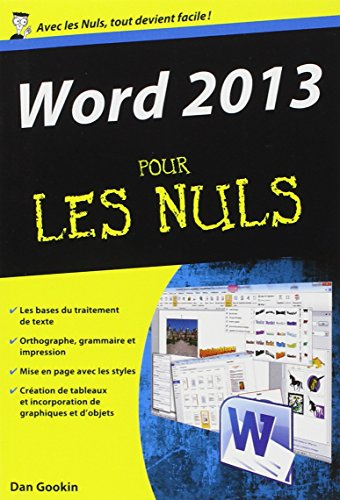 Word 2013 pour les nuls
