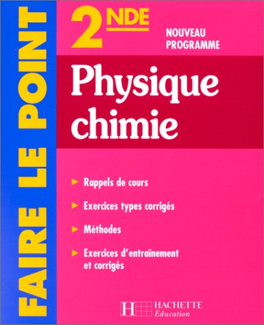 Physique chimie 2de