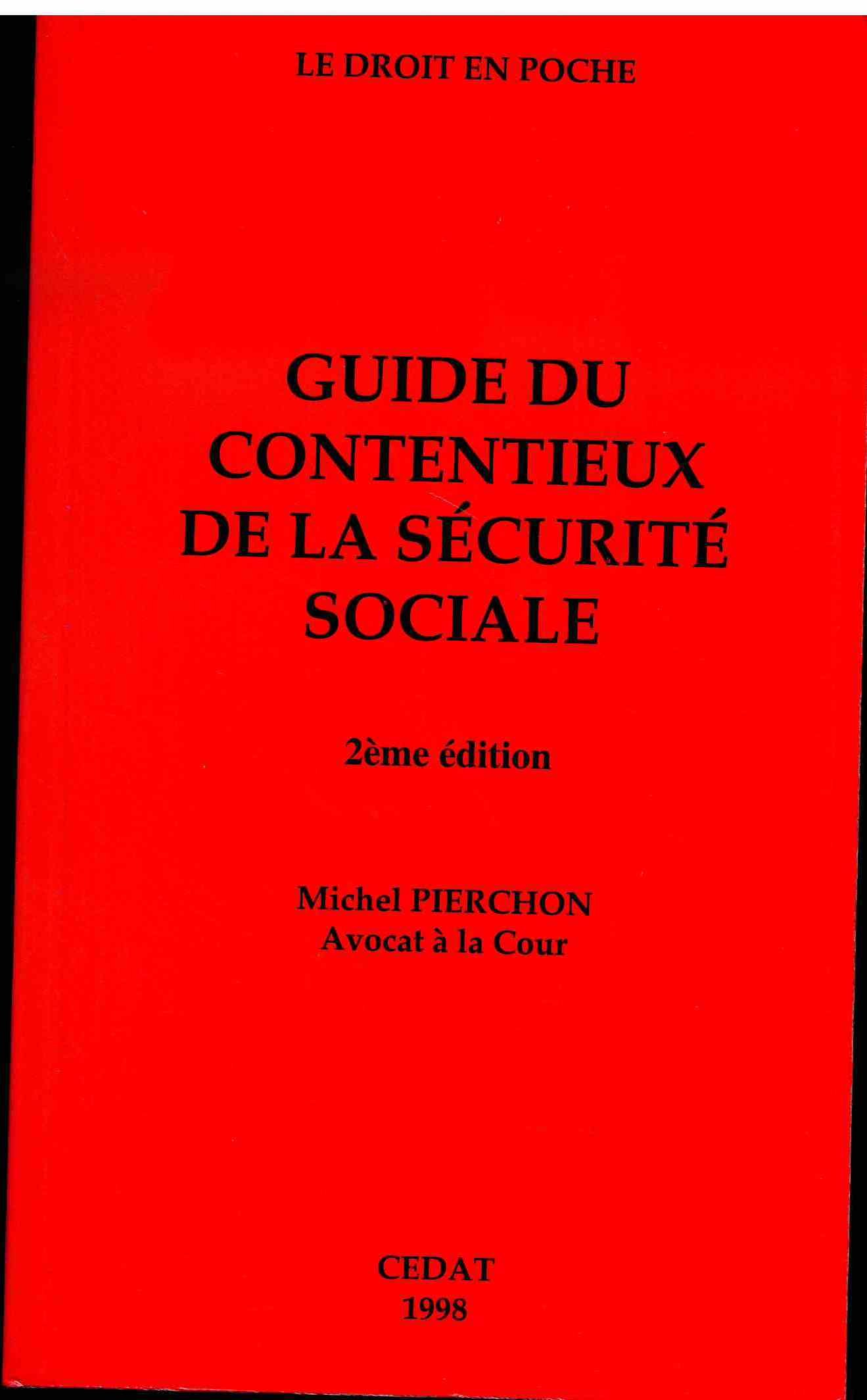 Guide du contentieux de la sécurité sociale