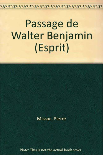 Passage de Walter Benjamin