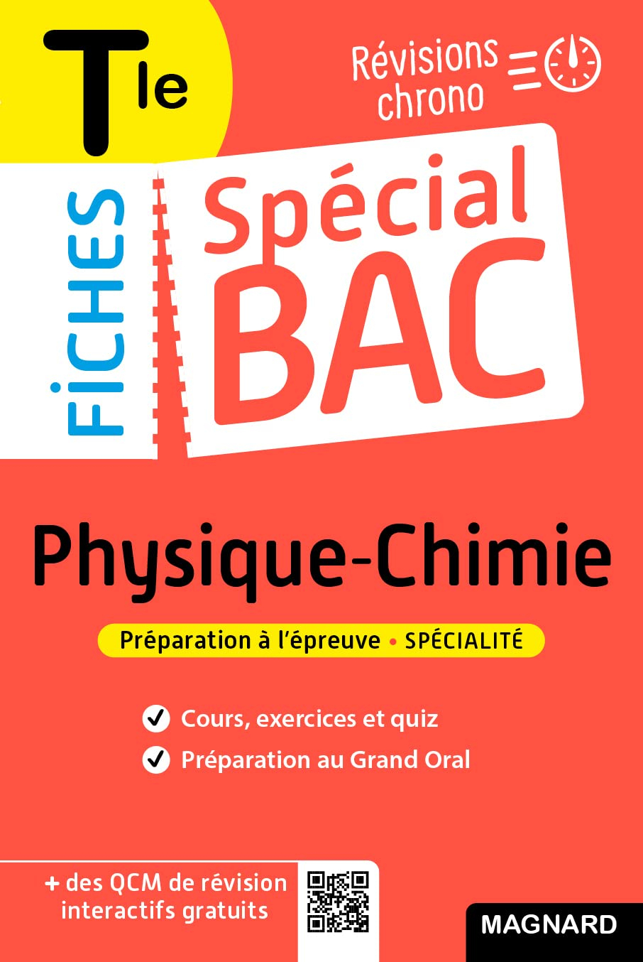 Physique chimie terminale : révisions chrono : préparation à l'épreuve, spécialité