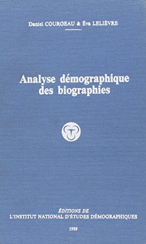 Analyse démographique des biographies