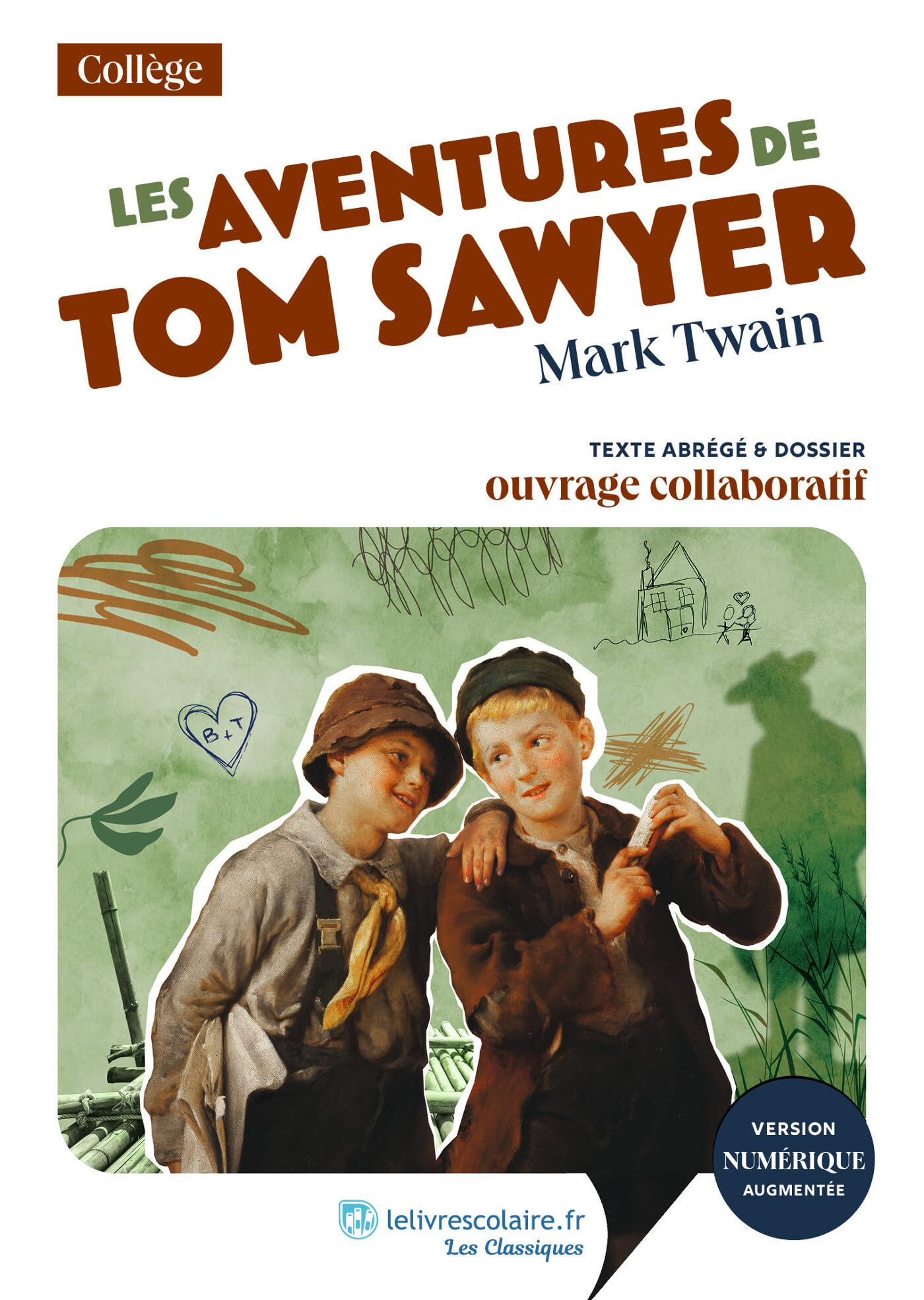 Les aventures de Tom Sawyer : Texte abrégé et dossier pédagogique collaboratif